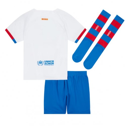 Maillot de foot Barcelona Extérieur enfant 2023-24 Manches Courte (+ pantalon court)